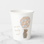 Beer Ballonnen Genderneutraal Baby shower Welkom Papieren Bekers (Voorkant)