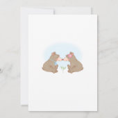 Beer + Ballonnen Geslacht Onthulling Uitnodiging (Achterkant)