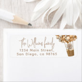 Beer ballonnen Modern Genderneutraal Baby shower Etiket (Insitu)