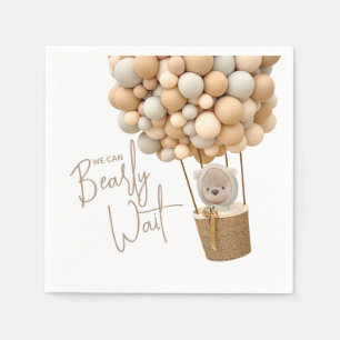 Beer ballonnen Modern Genderneutraal Baby shower Servet