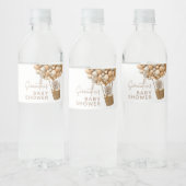 Beer ballonnen Modern Genderneutraal Baby shower Waterfles Etiket (Flessen)