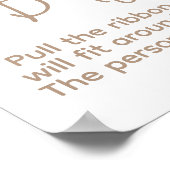 Beer ballonnen Modern Hoe groot is mama's Belly ga Poster (Hoek)