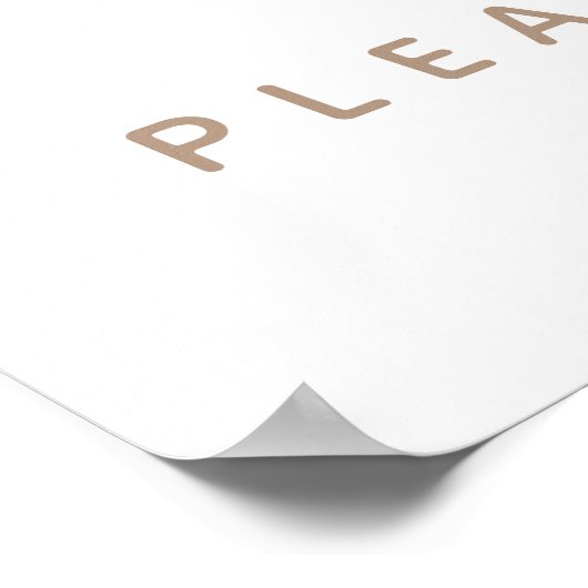 Beer ballonnen Moderne Baby shower bevoordeelt Poster (Hoek)