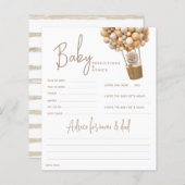 Beer ballonnen Moderne Gender Neutra Shower Game (Voorkant / Achterkant)