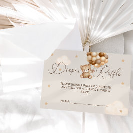 Beer Ballonnen Neutraal Baby shower Boeken voor Ba Informatiekaartje