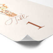 Beer-ballonnen Tabelnummer Poster (Hoek)