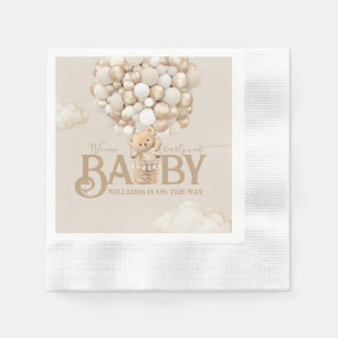 Beer-ballonnen vroeg wachten Baby shower Servet