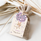 Beer ballonnen wachten Barly Baby Pink Dank u Cadeaulabel