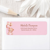 Beer ballonnen Waterverf Roze label (Insitu)