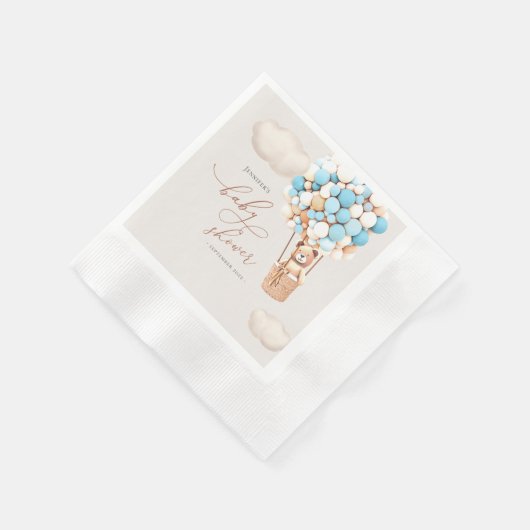 Beer ballons Baby shower Papier Napkins Servet (Hoek)