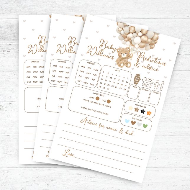 Beer Balloon Baby shower Voorspellingen & Advies S (Creator heeft geüpload)