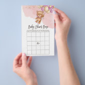 Beer Balloons Baby Bingo | Baby shower Bingo Game Flyer (Hand)