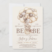 Beer Balloons Baby shower Spaanse uitnodiging (Voorkant)