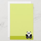 Beer Bamboo Panda Briefpapier (Voorkant / Achterkant)