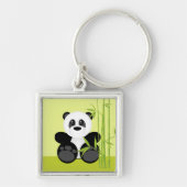 Beer Bamboo Panda Sleutelhanger (Voorkant)