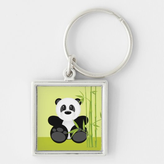 Beer Bamboo Panda Sleutelhanger (Voorkant)
