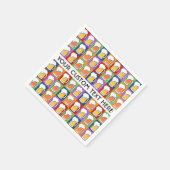 BEER Bar Pop Art aangepaste papieren servetten (Hoek)
