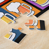 BEER Bar Pop Art CUSTOM NAME puzzel (Zijkant)