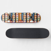 BEER Bar Pop Art CUSTOM NAME skateboards (Horizontaal)