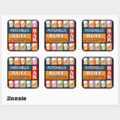 BEER Bar Pop Art CUSTOM NAME stickers (Vel)