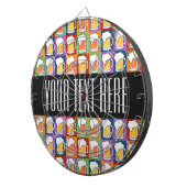 BEER Bar Pop Art dartbord (Voorkant Rechts)