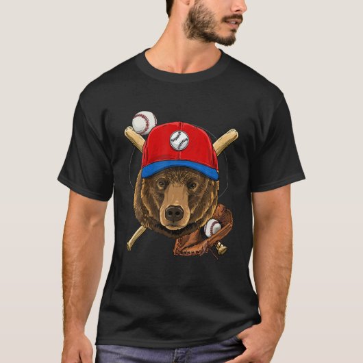 Beer Baseball Beer Lovers Baseball Player T-shirt (Voorkant)
