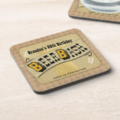 Beer Bash Birthday Onderzetters (Linkerzijde)