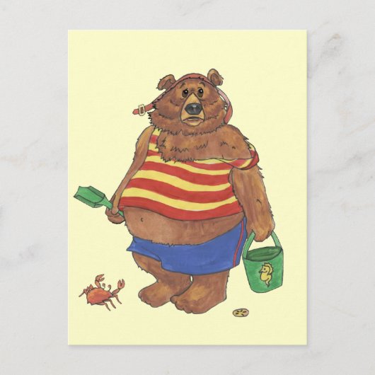 Beer Beach Briefkaart (Voorkant)