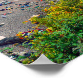 Beer Beach Jurassic Coast Devon Verenigd Koninkrij Poster (Hoek)