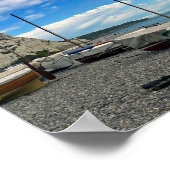 Beer Beach Jurassic Coast Devon Verenigd Koninkrij Poster (Hoek)