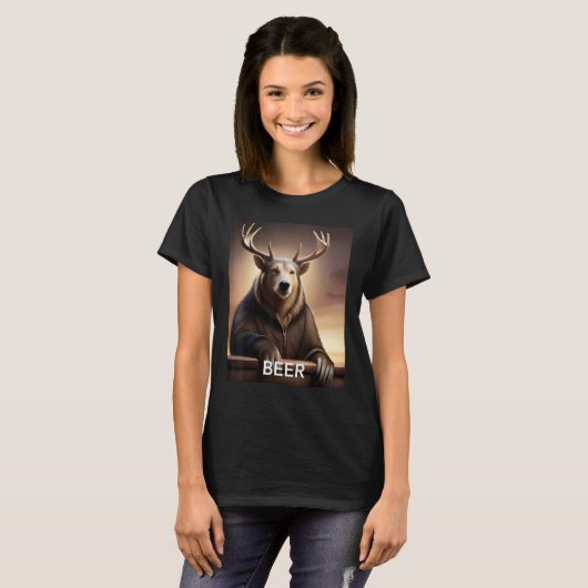 Beer Bear Deer T-shirt (Voorkant volledig)