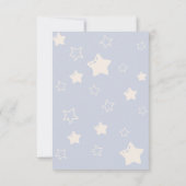 Beer Bearly Wait Blue Baby Boy Shower Kaart (Achterkant)