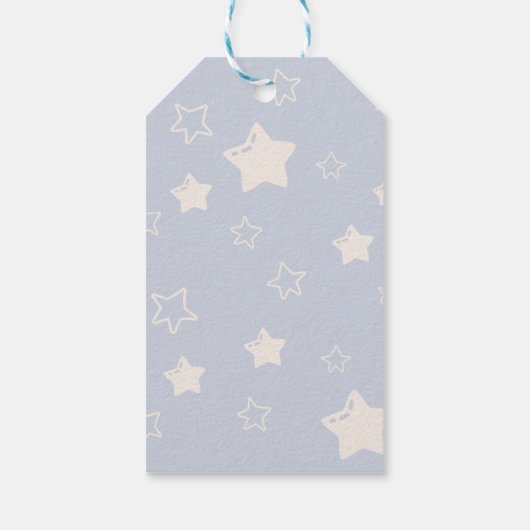 Beer Bearly Wait Boy Shower Bedankt Cadeaulabel (Achterkant)