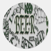 *bEeR*beer*BEER Sticker (Voorkant)