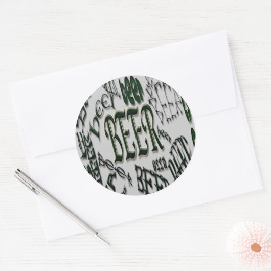 *bEeR*beer*BEER Sticker (Envelop)