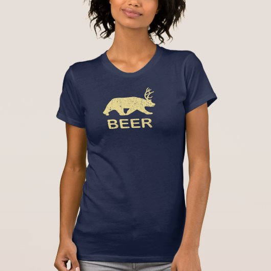 Beer Beer Deer T-shirt (Voorkant)