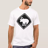 "BEER" BEER DRINK PARTIJ HUNT T-SHIRT (Voorkant)