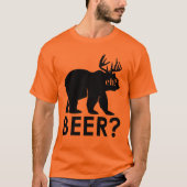 Beer Beer? Gladzige canada drink shirt (Voorkant)