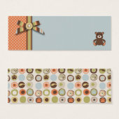 Beer Beer Jongen Skinny Gift Label B Mini Visitekaartjes (Voorkant /achterkant)