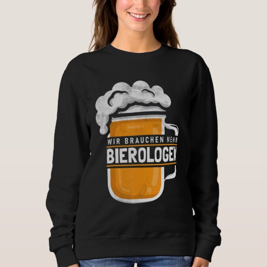 Beer Beer Ologist Virologs Party Alcohol Trui (Voorkant)