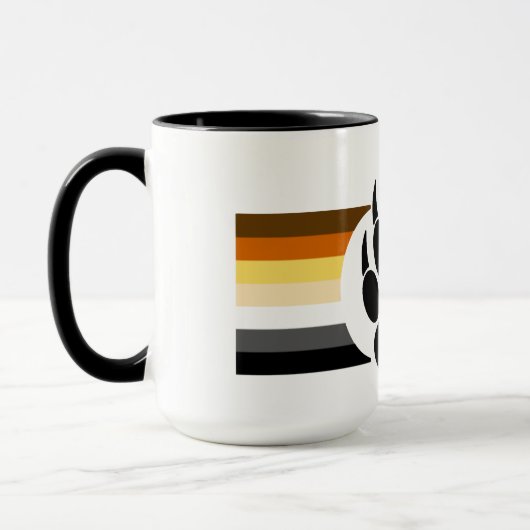 beer Beer pride vlag Geweldige paw Mok (Links)