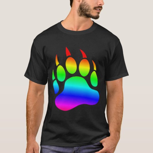 BEER Beer regenboogvlag T-shirt (Voorkant)