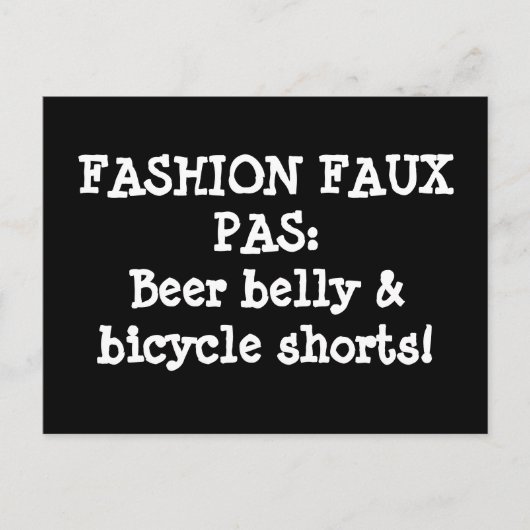 Beer Belly Briefkaart (Voorkant)