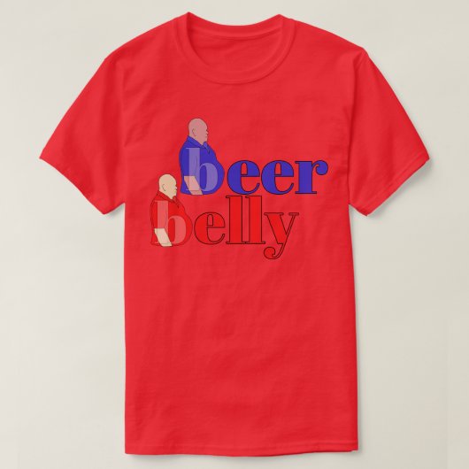 Beer Belly T-shirt (Design voorkant)