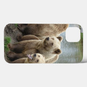 Beer beren dier aangepast personaliseren jubilea Case-Mate iPhone case (Achterkant (horizontaal))