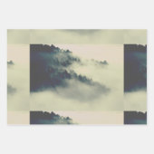 Beer, bergen, zwarte en rode Lumberjack set Inpakpapier Vel (Voorkant 3)