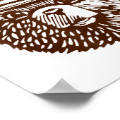 Beer bestand tegen verwoesting poster (Hoek)