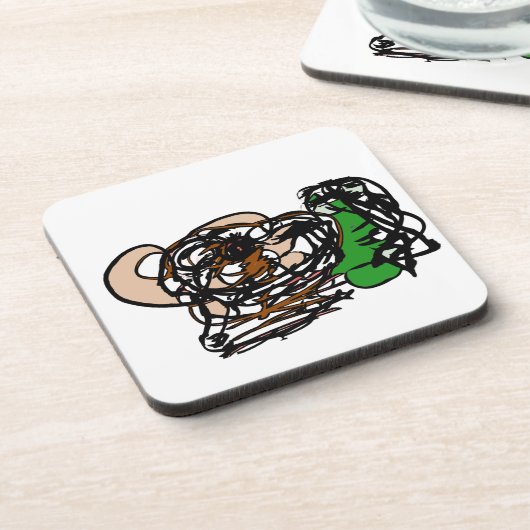 Beer Bier Onderzetter (Linkerzijde)