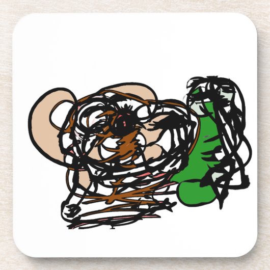 Beer Bier Onderzetter (Voorkant)