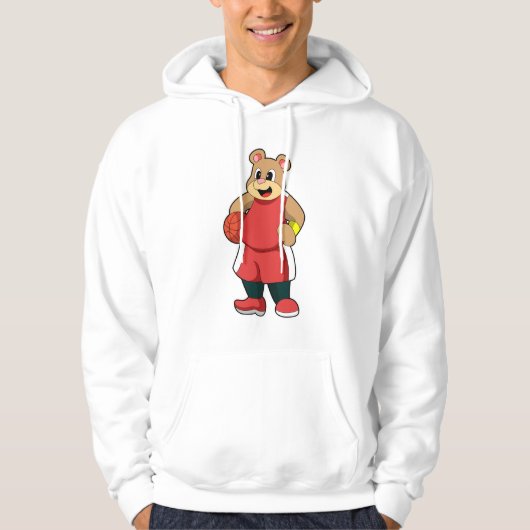 Beer bij de Basketball Sports Hoodie (Voorkant)